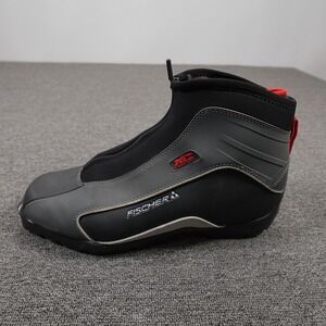 Fischer XC Comfort Nordic Ski Boots Mens 14 EU48 Black Thinsulate Lugged Sole‎